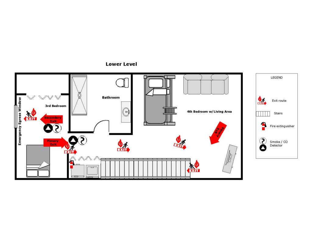 Unit #4 Floor Plan Lower Level